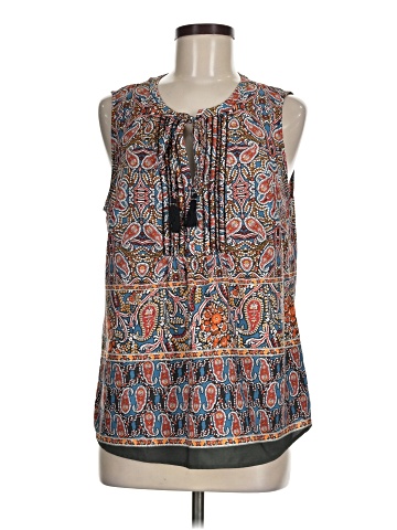 Pale Sky Sleeveless Blouse (view 1)