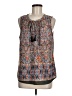 Pale Sky 100% Polyester Gray Sleeveless Blouse Size M - photo 1