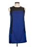 Assorted Brands Color Block Blue Casual Dress Size M - photo 1