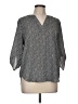 Chaus Gray 3/4 Sleeve Blouse Size M - photo 1