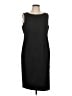 Nine West Solid Black Cocktail Dress Size 12 - photo 1