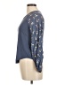 Love, Fire Blue Long Sleeve Blouse Size M - photo 5