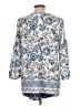 Fourteenth Place Blue 3/4 Sleeve Blouse Size L - photo 2