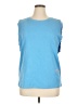 Fabletics Blue Sleeveless T-Shirt Size XL - photo 1