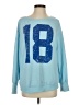 Shein 100% Polyester Print Blue Sweatshirt Size S - photo 1