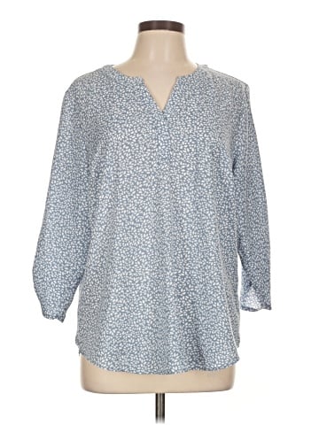 Christopher & Banks 3/4 Sleeve Blouse (view 1)