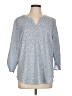 Christopher & Banks 100% Polyester Blue 3/4 Sleeve Blouse Size L - photo 1