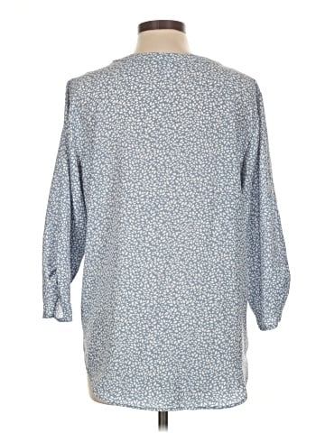 Christopher & Banks 3/4 Sleeve Blouse (view 2)