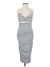 Nookie Stripes White Casual Dress Size 6 - photo 1