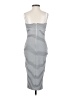 Nookie Stripes White Casual Dress Size 6 - photo 2