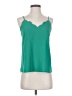 Monteau Teal Sleeveless Top Size S - photo 1