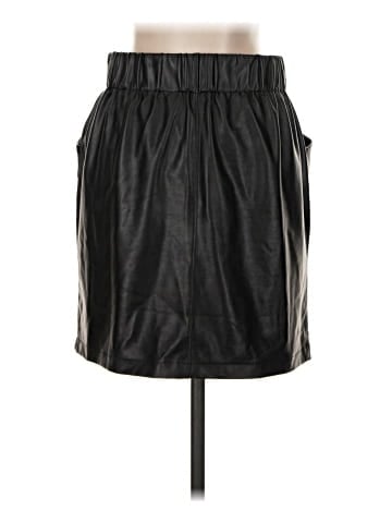 David Lerner Faux Leather Skirt (view 2)