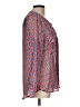 Collective Concepts 100% Polyester Red Long Sleeve Blouse Size L - photo 4