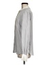 FRAME 100% Silk Silver Long Sleeve Silk Top Size M - photo 5