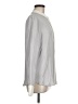FRAME 100% Silk Silver Long Sleeve Silk Top Size M - photo 4