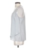 Banana Republic 100% Polyester Gray Sleeveless Blouse Size S - photo 5
