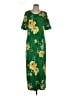 Gilli Tropical Green Casual Dress Size L - photo 1