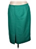 Kasper 100% Polyester Green Formal Skirt Size 12 (petite) - photo 2