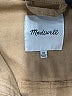 Madewell 100% Cotton Solid Tan Jacket Size XS - photo 6