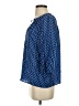 Joie 100% Silk Blue 3/4 Sleeve Silk Top Size XS - photo 5