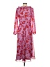 Ann Taylor 100% Polyester Pink Casual Dress Size 2 - photo 2
