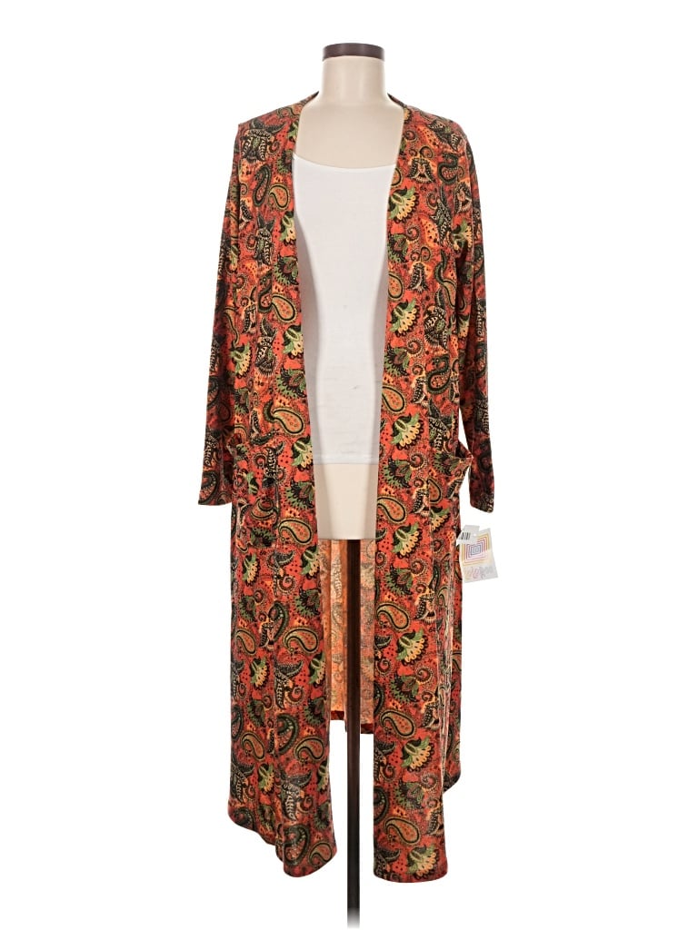Lularoe Cardigan Sweater In Brown