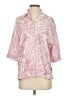 Bellerose Paisley Pink 3/4 Sleeve Button-Down Shirt Size Sm (1) - photo 1