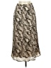 Gilli 100% Polyester Animal Print Ivory Tan Formal Skirt Size M - photo 1