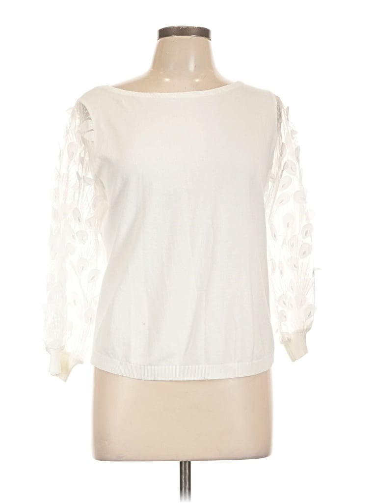 Pre-owned Sioni Sweatshirt In Ivory