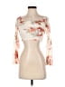 Shein Ivory 3/4 Sleeve Top Size 2 - photo 1