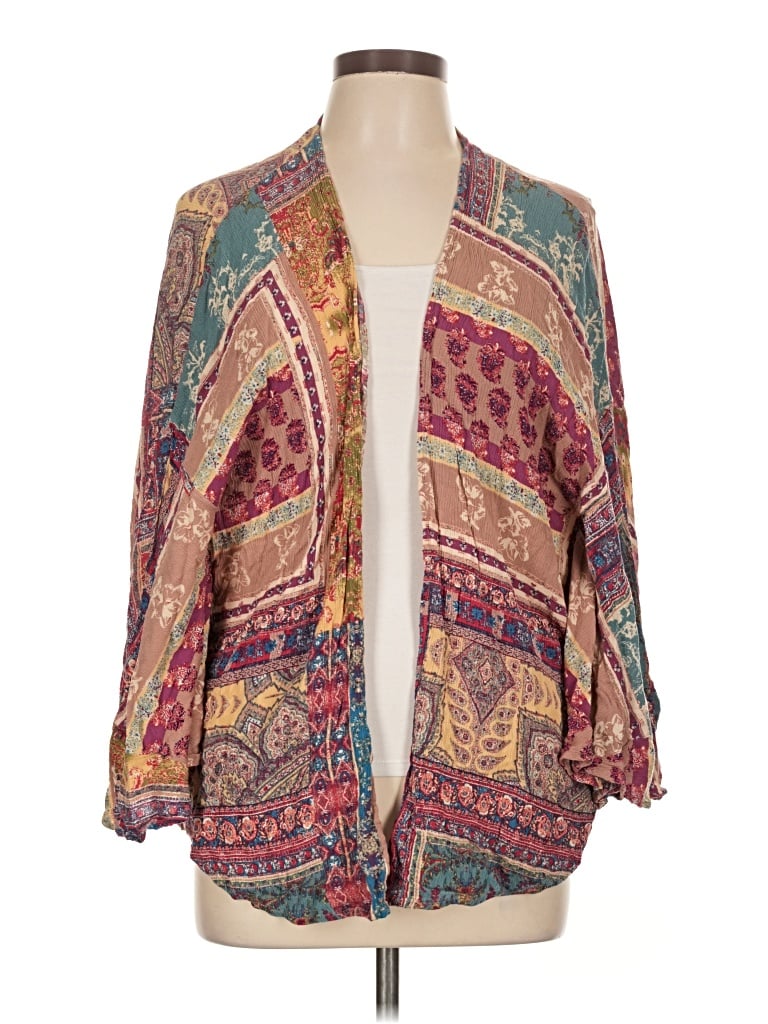 Pre-owned Dress Forum Kimono In Brown