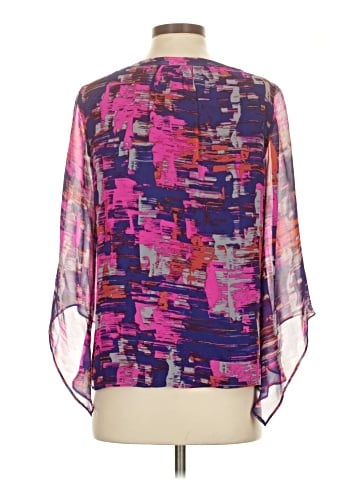 Alice & Trixie 3/4 Sleeve Silk Top (view 2)