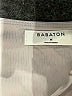 Babaton Solid Gray One Piece Swimsuit Size M - photo 3