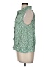 CAbi Green Sleeveless Button-Down Shirt Size M - photo 5