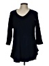 Prairie Cotton 100% Cotton Black Pullover Sweater Size L - photo 1