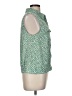 CAbi Green Sleeveless Button-Down Shirt Size M - photo 4