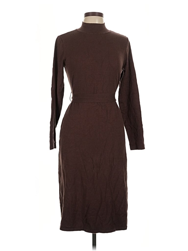 Pre-owned Market & Spruce Casual Dress In Brown