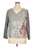 Chico's Gray Long Sleeve Top Size XL (3) - photo 1