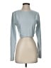 Active by Old Navy Silver Long Sleeve T-Shirt Size S (petite) - photo 1
