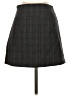 Olivaceous Plaid Gray Casual Skirt Size S - photo 2