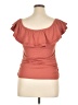 HAUTE FOX Orange Short Sleeve Top Size 1X - photo 2