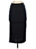 Azules Solid Black Casual Skirt Size S - photo 1