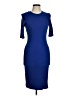 Armani Exchange Solid Blue Cocktail Dress Size M - photo 1