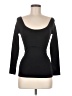 Bebe Black Long Sleeve Top Size Med - Lg - photo 1