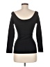 Bebe Black Long Sleeve Top Size Med - Lg - photo 2