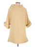 David Brooks Gold Turtleneck Sweater Size L - photo 1
