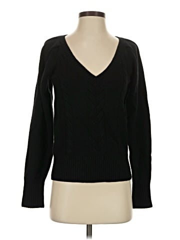 Madewell V-Neck Pullover Sweater in Merino Wool (view 1)