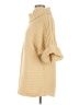 David Brooks Gold Turtleneck Sweater Size L - photo 5