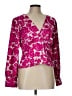 J.Crew 100% Polyester Pink Long Sleeve Blouse Size 10 - photo 1
