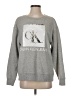 CALVIN KLEIN JEANS Silver Sweatshirt Size S - photo 1